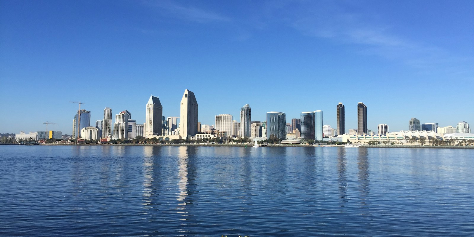 San Diego skyline across the bay