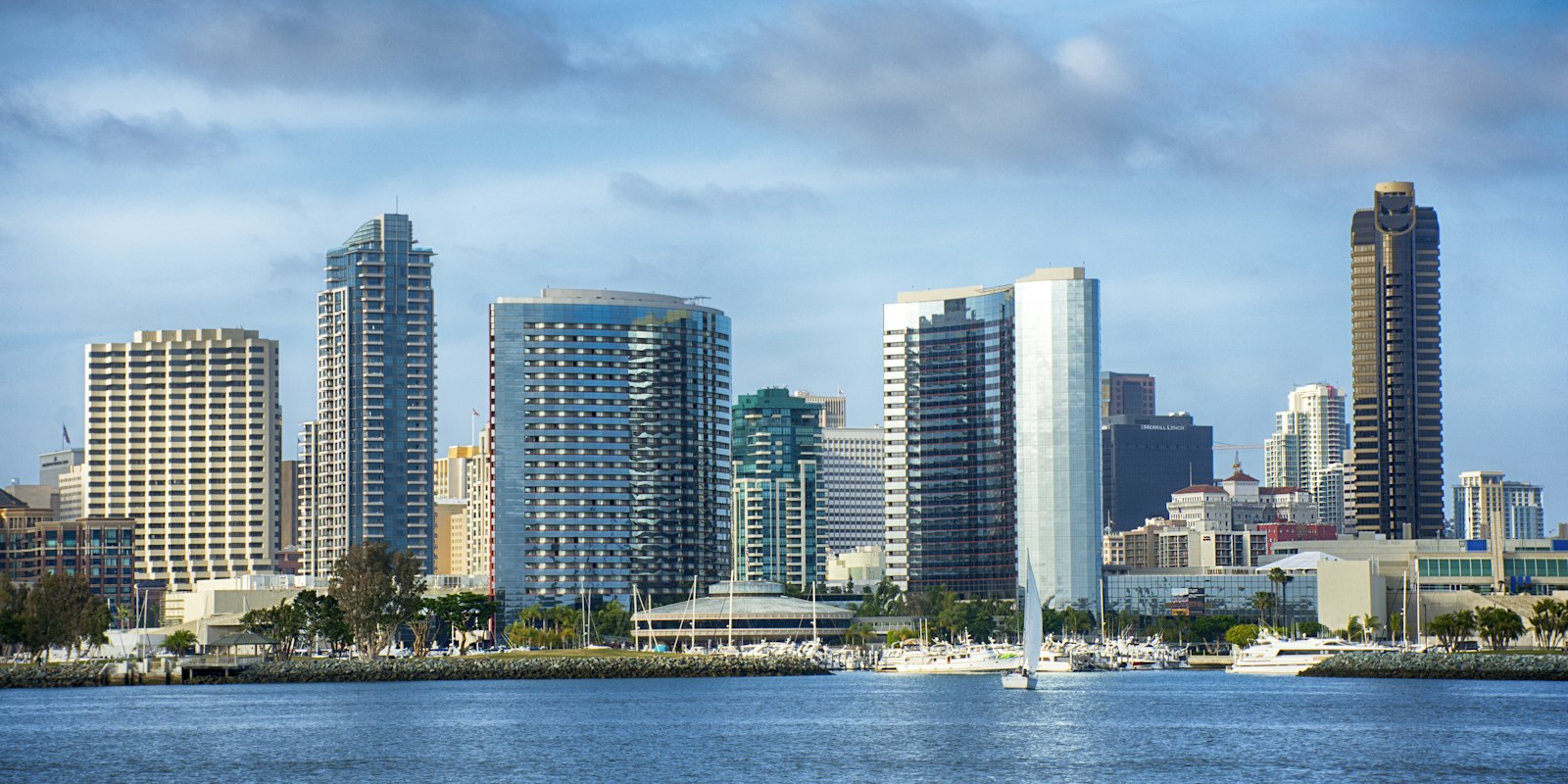 San Diego skyline across the bay