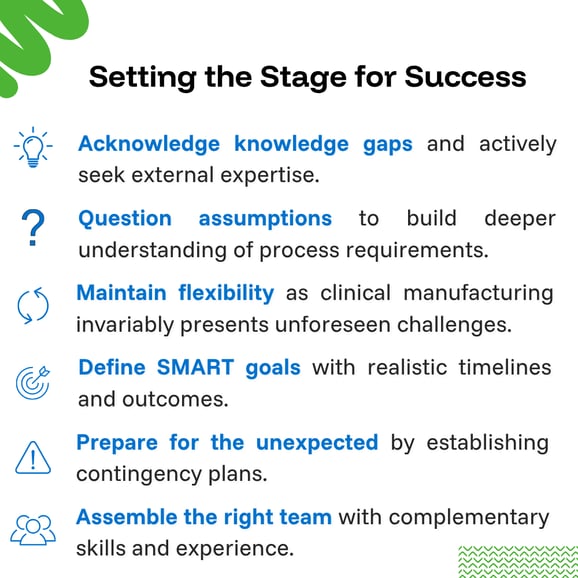 Setting the Stage for Success Infographic
