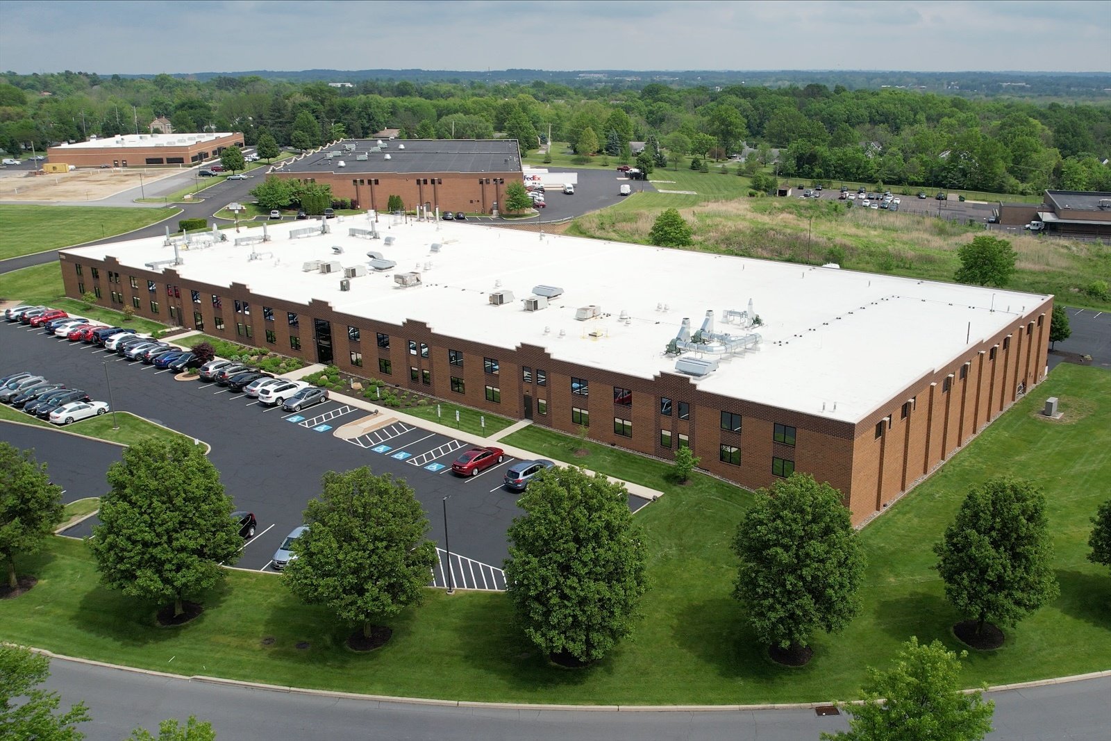 Aerial view of the Made Scientific facility in East Norriton, Pennsylvania